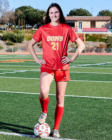 Cathedral Catholic Girls Varisty Soccer Team Media Day