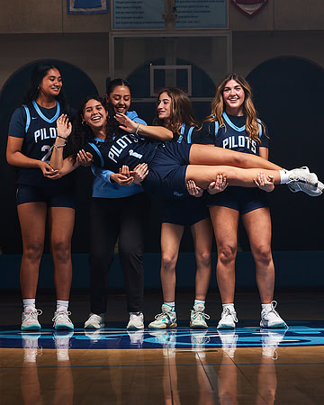 Academy of Our Lady of Peace Varsity Basketball Team Media Day