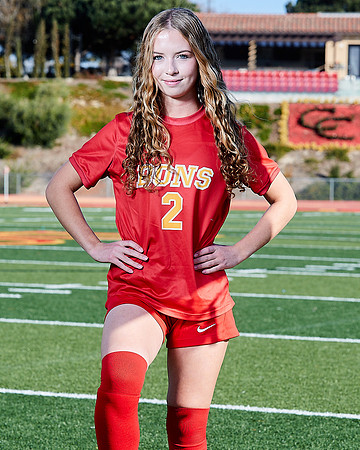 Cathedral Catholic Girls Varisty Soccer Team Media Day