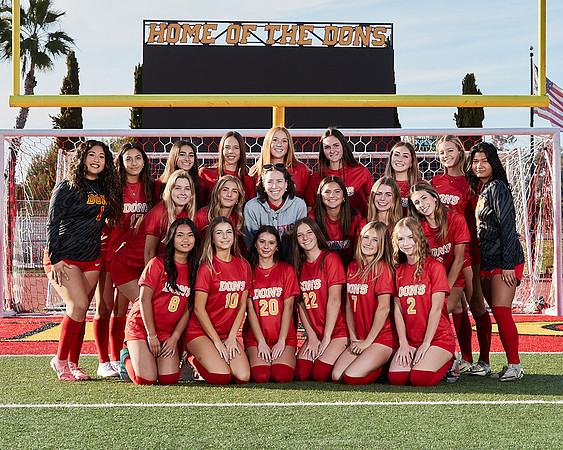 Cathedral Catholic Girls Varisty Soccer Team Media Day
