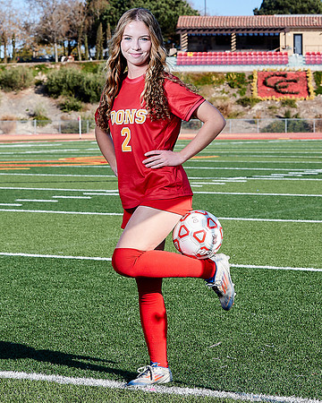Cathedral Catholic Girls Varisty Soccer Team Media Day