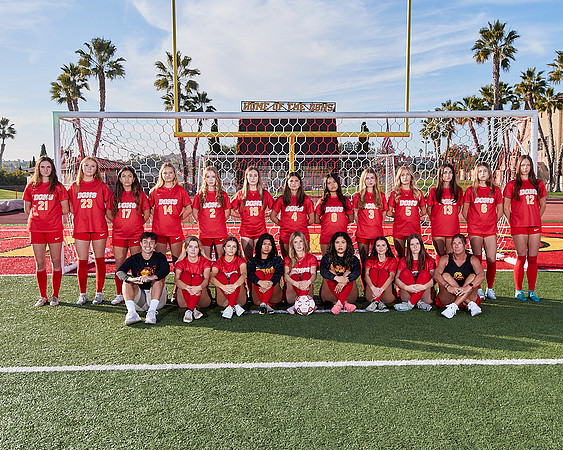 Cathedral Catholic Girls Varisty Soccer Team Media Day