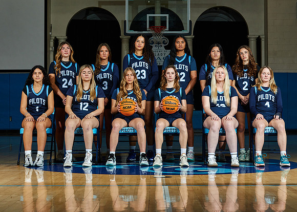 Academy of Our Lady of Peace Varsity Basketball Team Media Day
