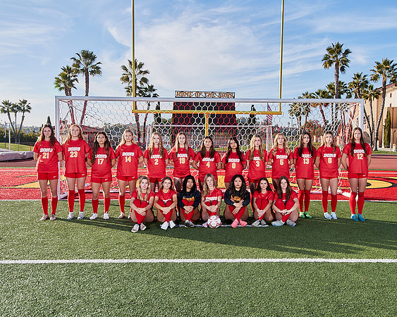 Cathedral Catholic Girls Varisty Soccer Team Media Day