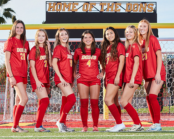 Cathedral Catholic Girls Varisty Soccer Team Media Day
