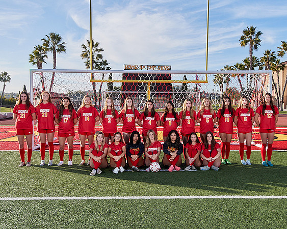 Cathedral Catholic Girls Varisty Soccer Team Media Day