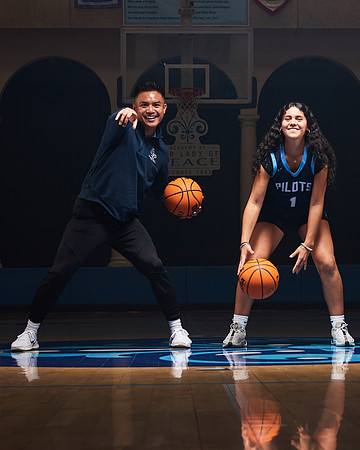 Academy of Our Lady of Peace Varsity Basketball Team Media Day