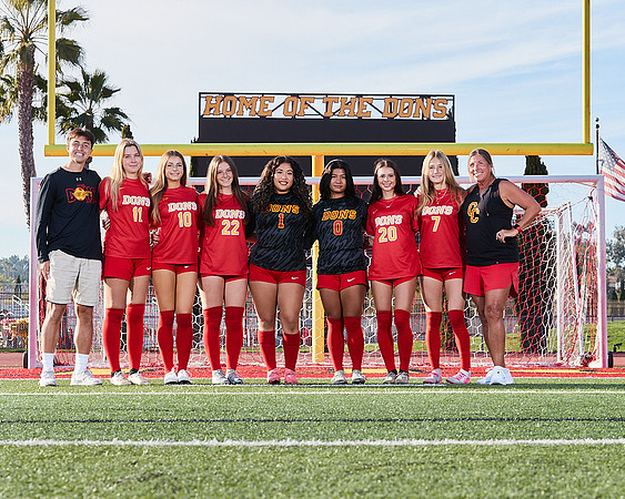 Cathedral Catholic Girls Varisty Soccer Team Media Day
