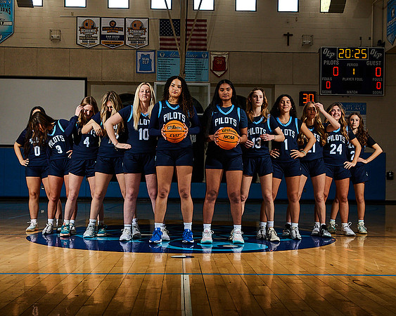 Academy of Our Lady of Peace Varsity Basketball Team Media Day