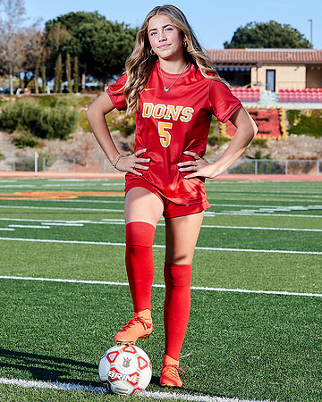 Cathedral Catholic Girls Varisty Soccer Team Media Day