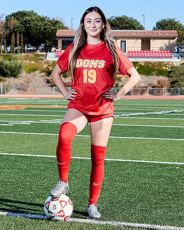 Cathedral Catholic Girls Varisty Soccer Team Media Day