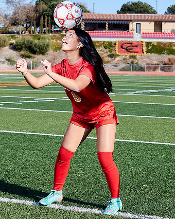 Cathedral Catholic Girls Varisty Soccer Team Media Day