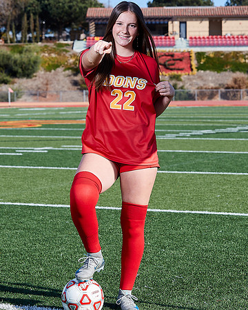 Cathedral Catholic Girls Varisty Soccer Team Media Day