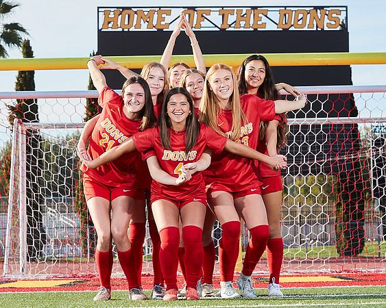 Cathedral Catholic Girls Varisty Soccer Team Media Day