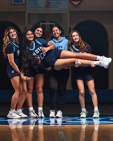 Academy of Our Lady of Peace Varsity Basketball Team Media Day