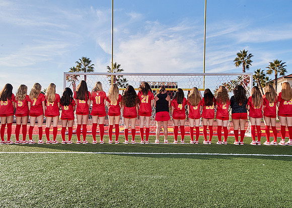 Cathedral Catholic Girls Varisty Soccer Team Media Day