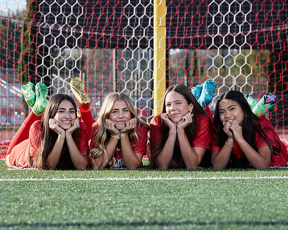 Cathedral Catholic Girls Varisty Soccer Team Media Day