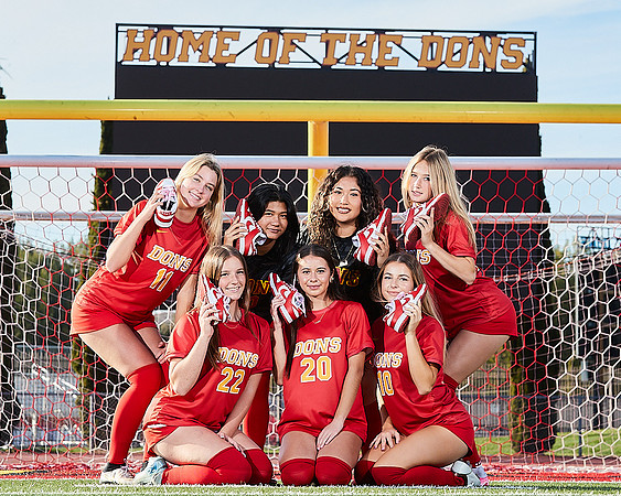 Cathedral Catholic Girls Varisty Soccer Team Media Day