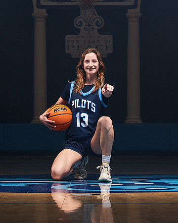 Academy of Our Lady of Peace Varsity Basketball Team Media Day
