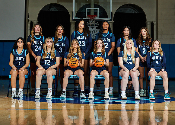 Academy of Our Lady of Peace Varsity Basketball Team Media Day