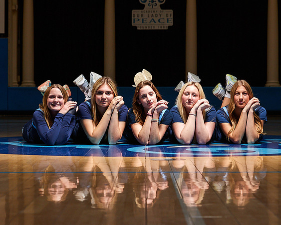 Academy of Our Lady of Peace Varsity Basketball Team Media Day