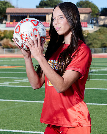 Cathedral Catholic Girls Varisty Soccer Team Media Day