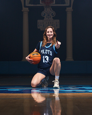 Academy of Our Lady of Peace Varsity Basketball Team Media Day