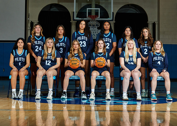 Academy of Our Lady of Peace Varsity Basketball Team Media Day