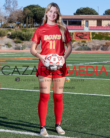 Cathedral Catholic Girls Varisty Soccer Team Media Day