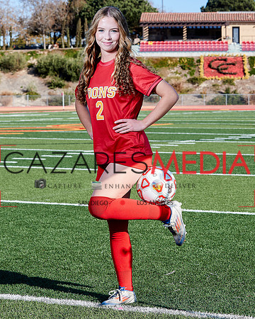 Cathedral Catholic Girls Varisty Soccer Team Media Day