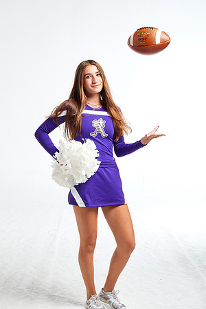 Academy of Our Lady of Peace Varsity Cheer Media Day