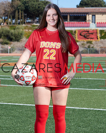Cathedral Catholic Girls Varisty Soccer Team Media Day