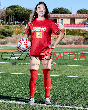 Cathedral Catholic Girls Varisty Soccer Team Media Day
