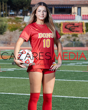 Cathedral Catholic Girls Varisty Soccer Team Media Day