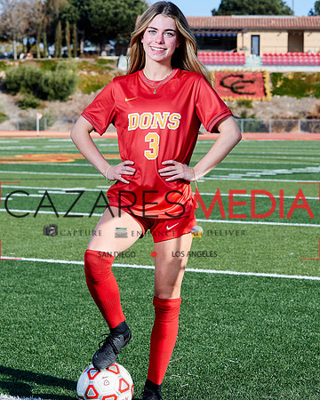 Cathedral Catholic Girls Varisty Soccer Team Media Day