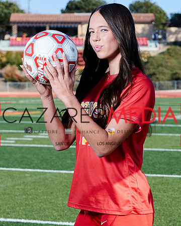 Cathedral Catholic Girls Varisty Soccer Team Media Day