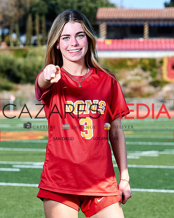 Cathedral Catholic Girls Varisty Soccer Team Media Day