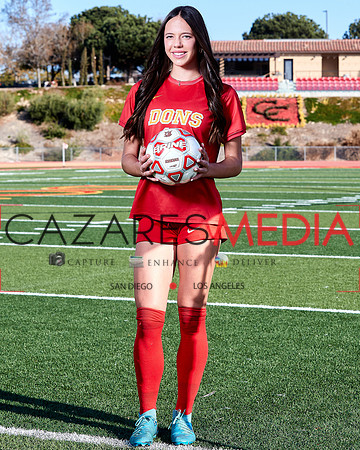 Cathedral Catholic Girls Varisty Soccer Team Media Day