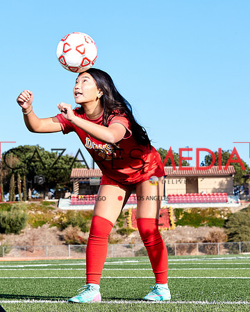 Cathedral Catholic Girls Varisty Soccer Team Media Day