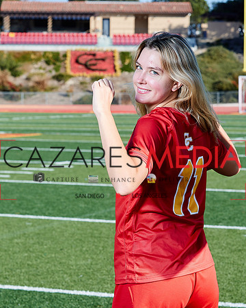 Cathedral Catholic Girls Varisty Soccer Team Media Day