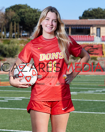 Cathedral Catholic Girls Varisty Soccer Team Media Day