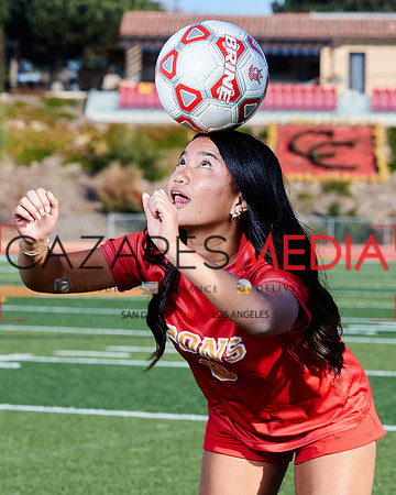 Cathedral Catholic Girls Varisty Soccer Team Media Day
