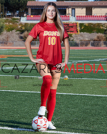 Cathedral Catholic Girls Varisty Soccer Team Media Day