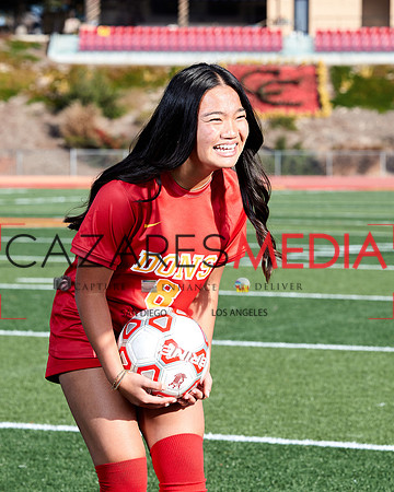 Cathedral Catholic Girls Varisty Soccer Team Media Day