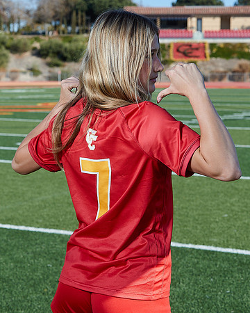 Cathedral Catholic Girls Varisty Soccer Team Media Day