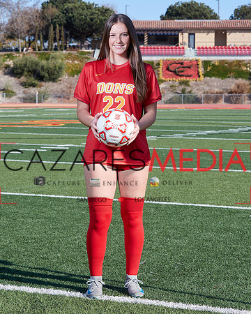 Cathedral Catholic Girls Varisty Soccer Team Media Day