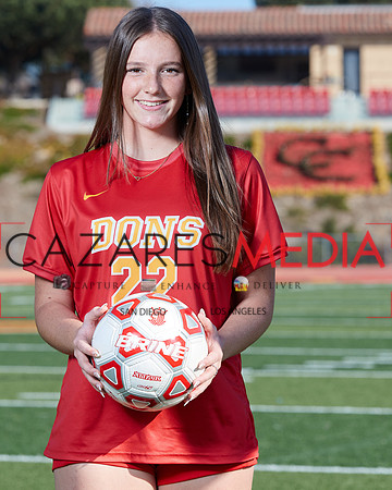 Cathedral Catholic Girls Varisty Soccer Team Media Day