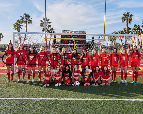 Cathedral Catholic Girls Varisty Soccer Team Media Day