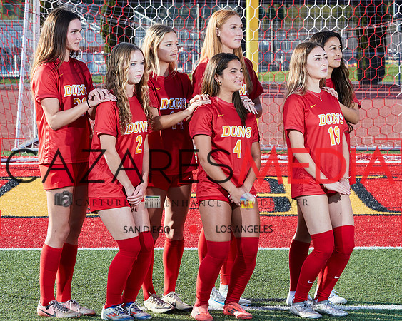 Cathedral Catholic Girls Varisty Soccer Team Media Day