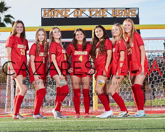 Cathedral Catholic Girls Varisty Soccer Team Media Day